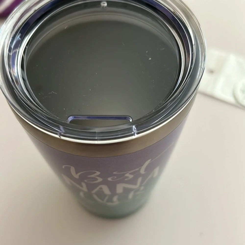 Best Nana Ever Purple TUMBLER + BONUS Best Nana Ever Key Chain - PLS. READ